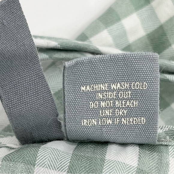 Sky & Sparrow Green Gingham Lightweight Open Tie-Back Mini Slip Dress Size XL - Picture 10 of 10